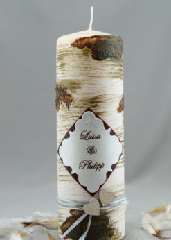 Hochzeitskerze "Birke"