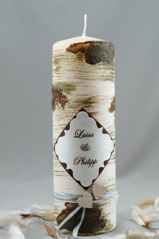 Hochzeitskerze "Birke"